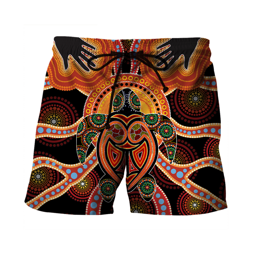 Aboriginal Turtle Touch the Sun shirts for men and women