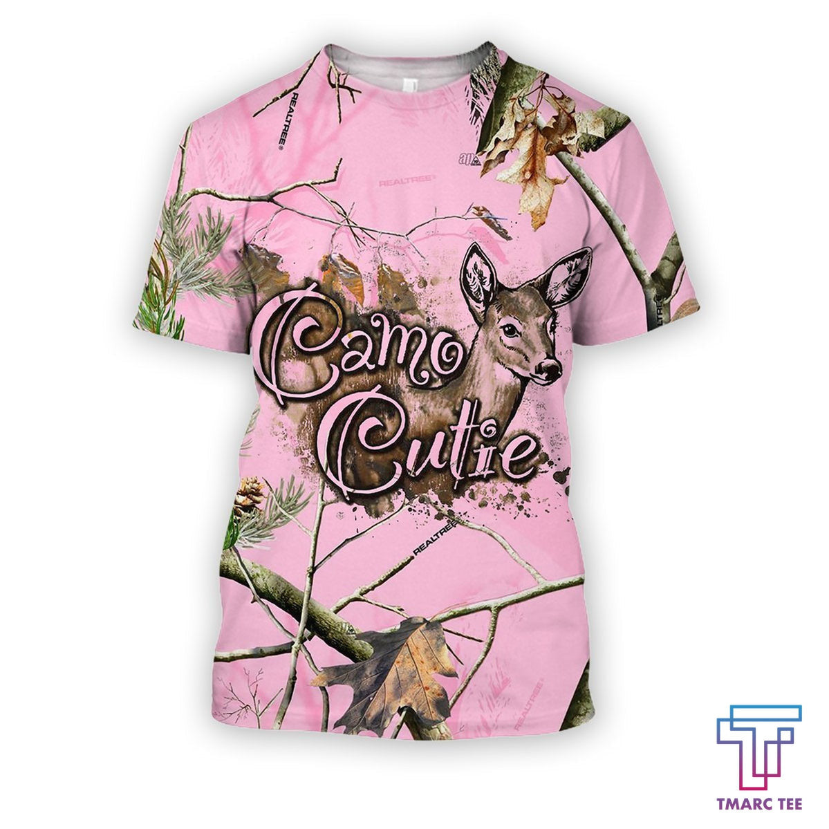 All Over Printed Country Girl Pink Camo Shirts