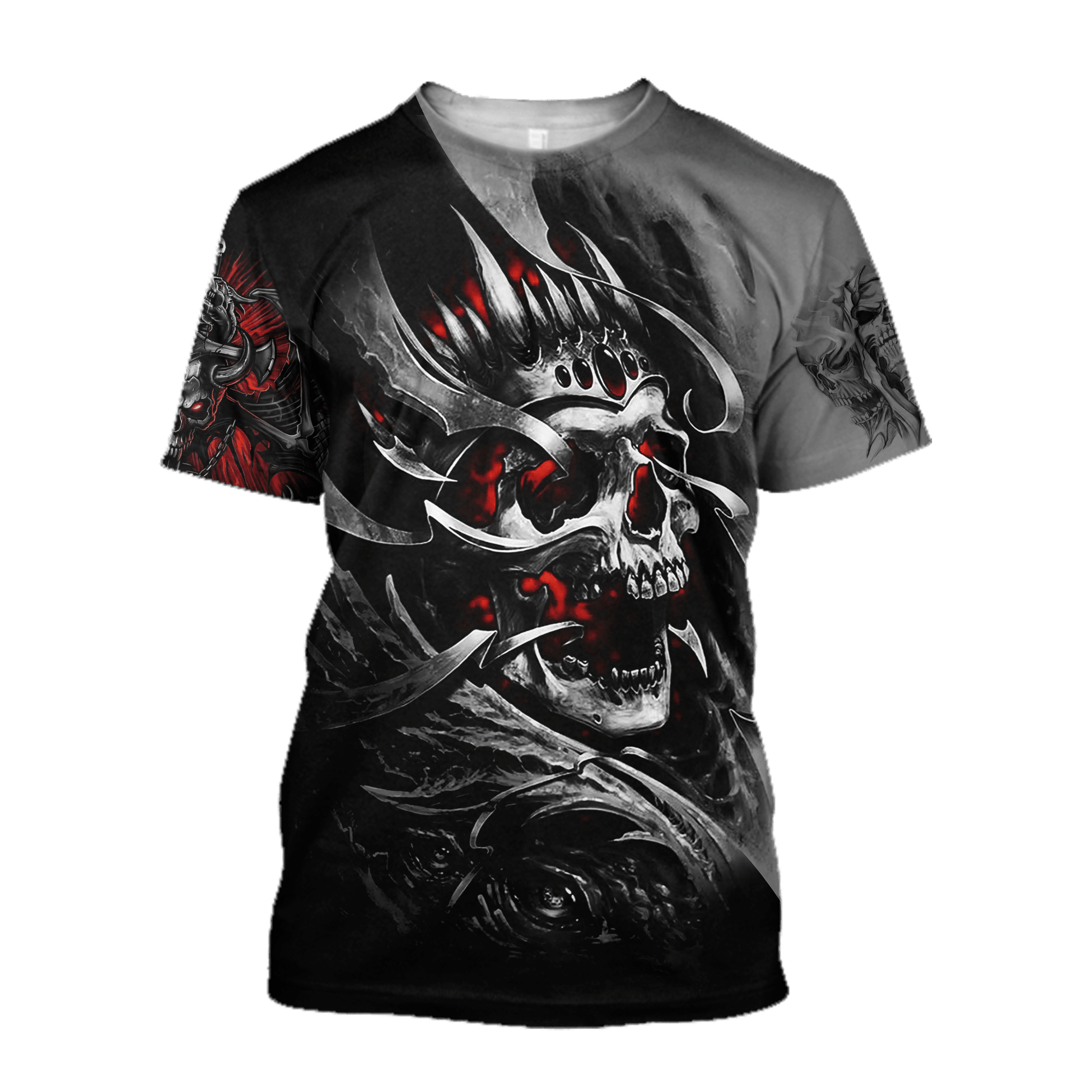 Amazing Skull All Over Printed Hoodie For Men And Women MEI