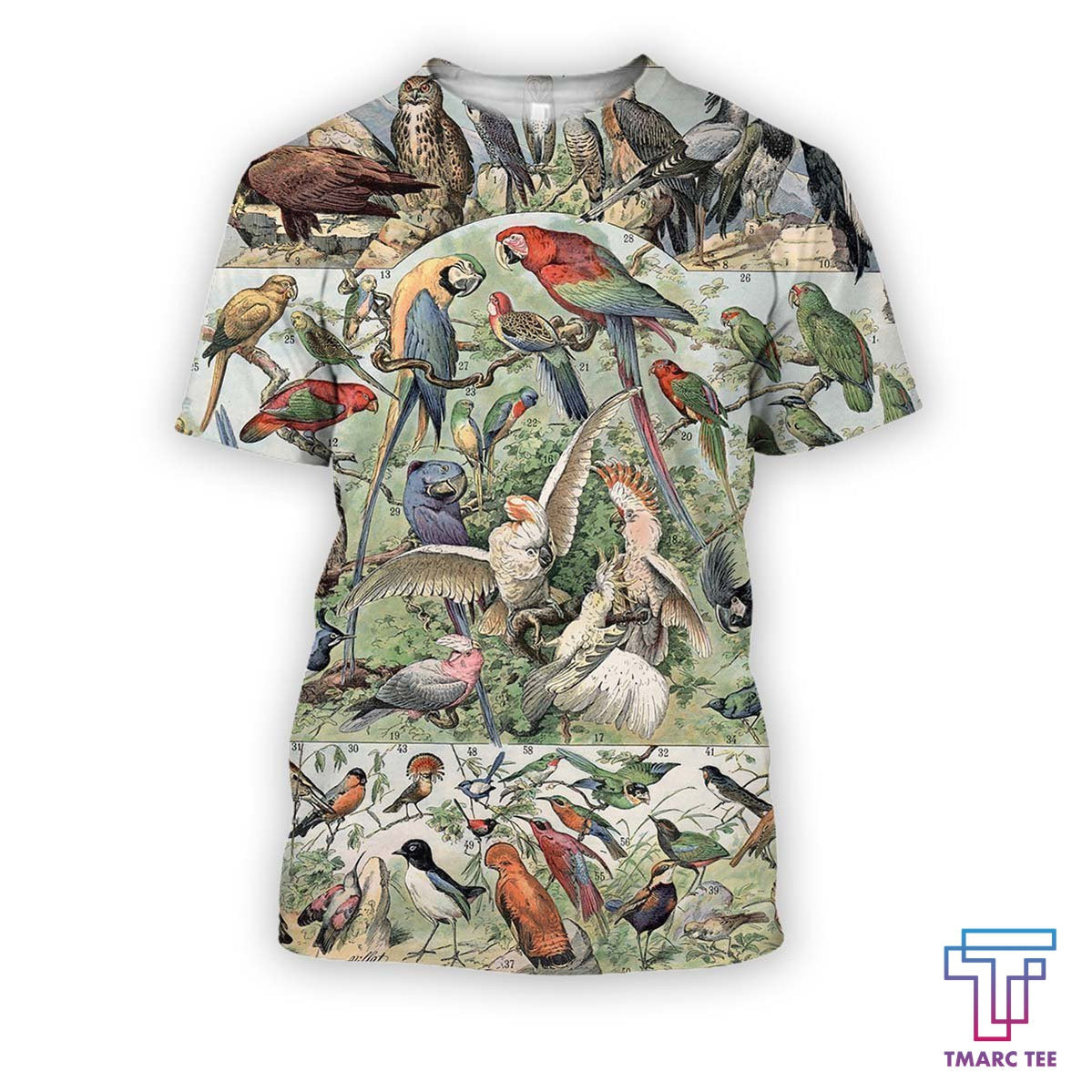 All Over Printed Parrots Shirts H