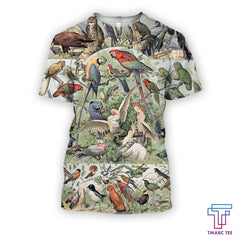 All Over Printed Parrots Shirts H