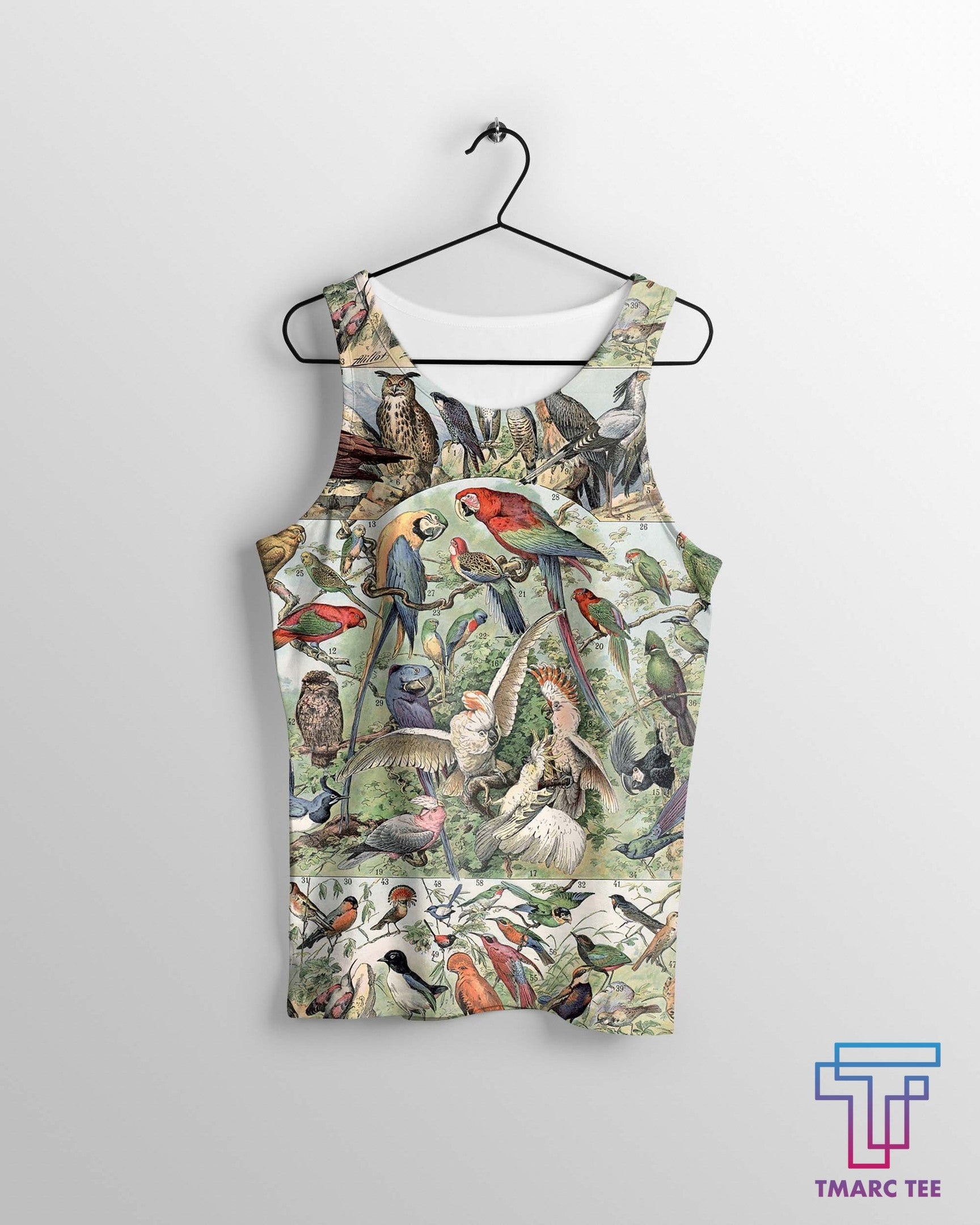 All Over Printed Parrots Shirts H