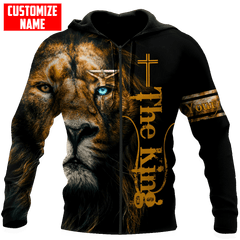 Personalized Name Jesus Lion Unisex Shirts