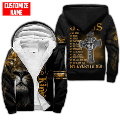 Personalized Name Jesus Lion Unisex Shirts