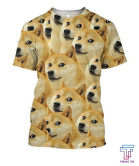 D All Over Printing El Dog Shirts