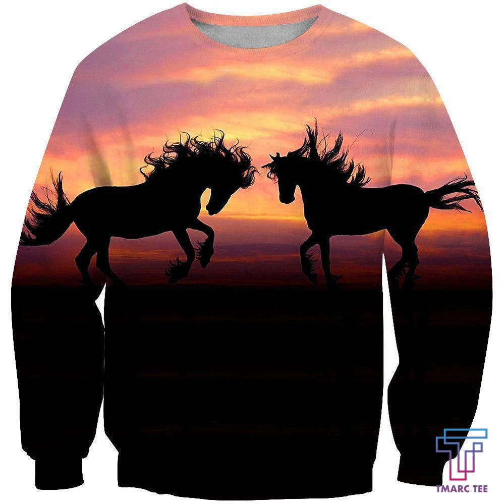 All Over Print Horse Silhouette Sunset