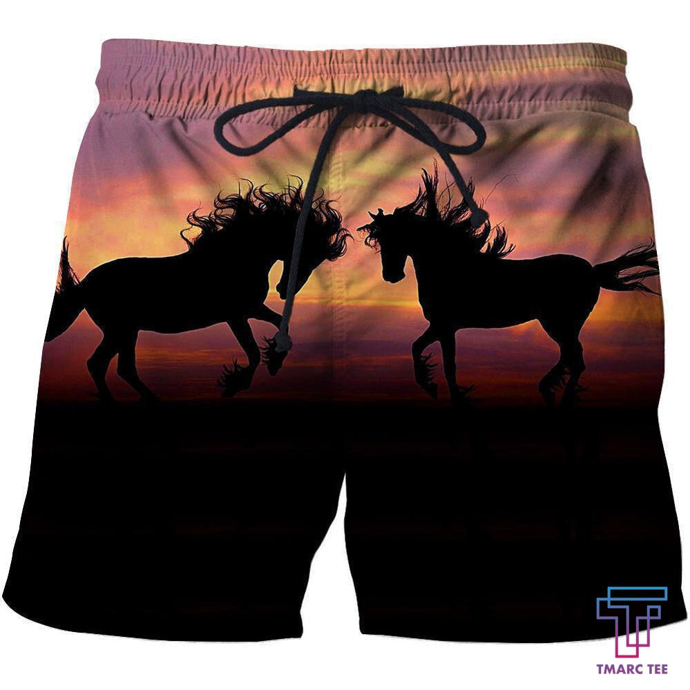 All Over Print Horse Silhouette Sunset