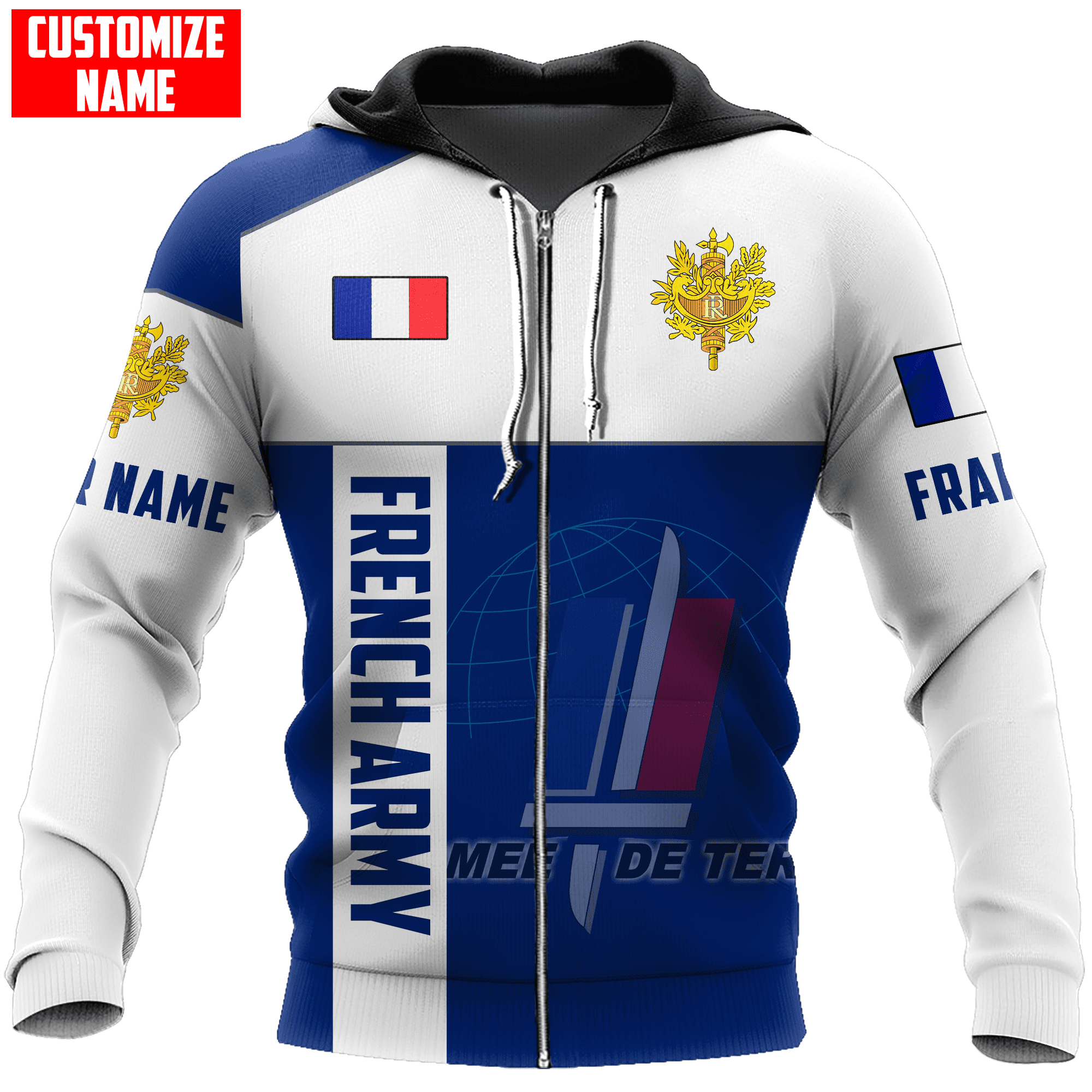 Personalized France Army Shirts