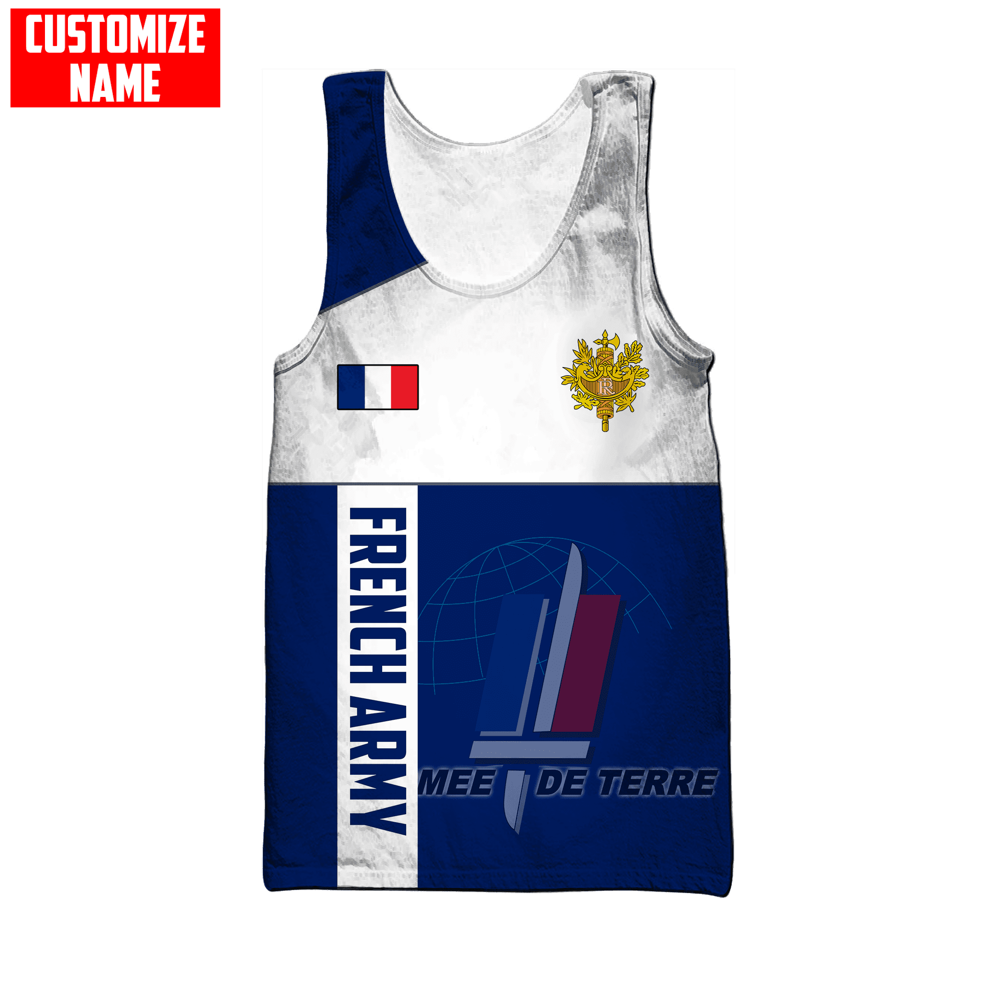 Personalized France Army Shirts