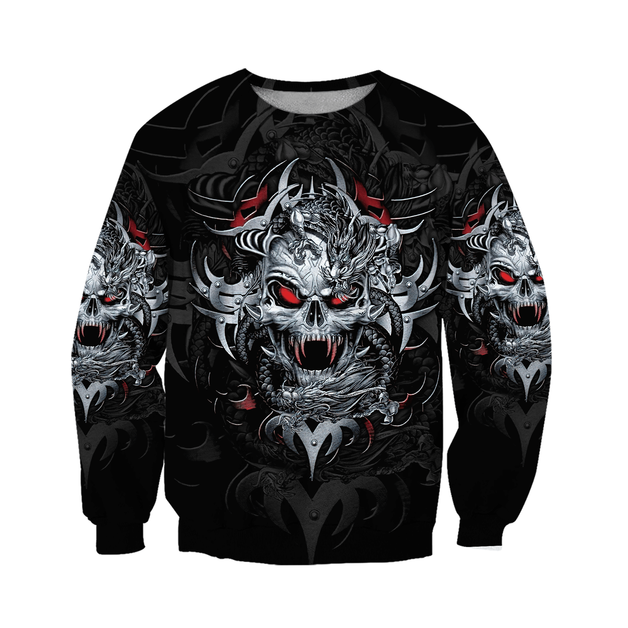 Amazing Skull All Over Printed Hoodie For Men And Women MEI