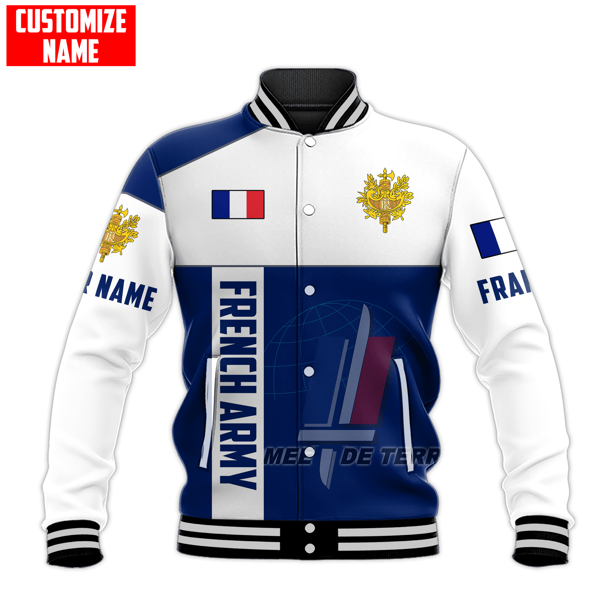 Personalized France Army Shirts