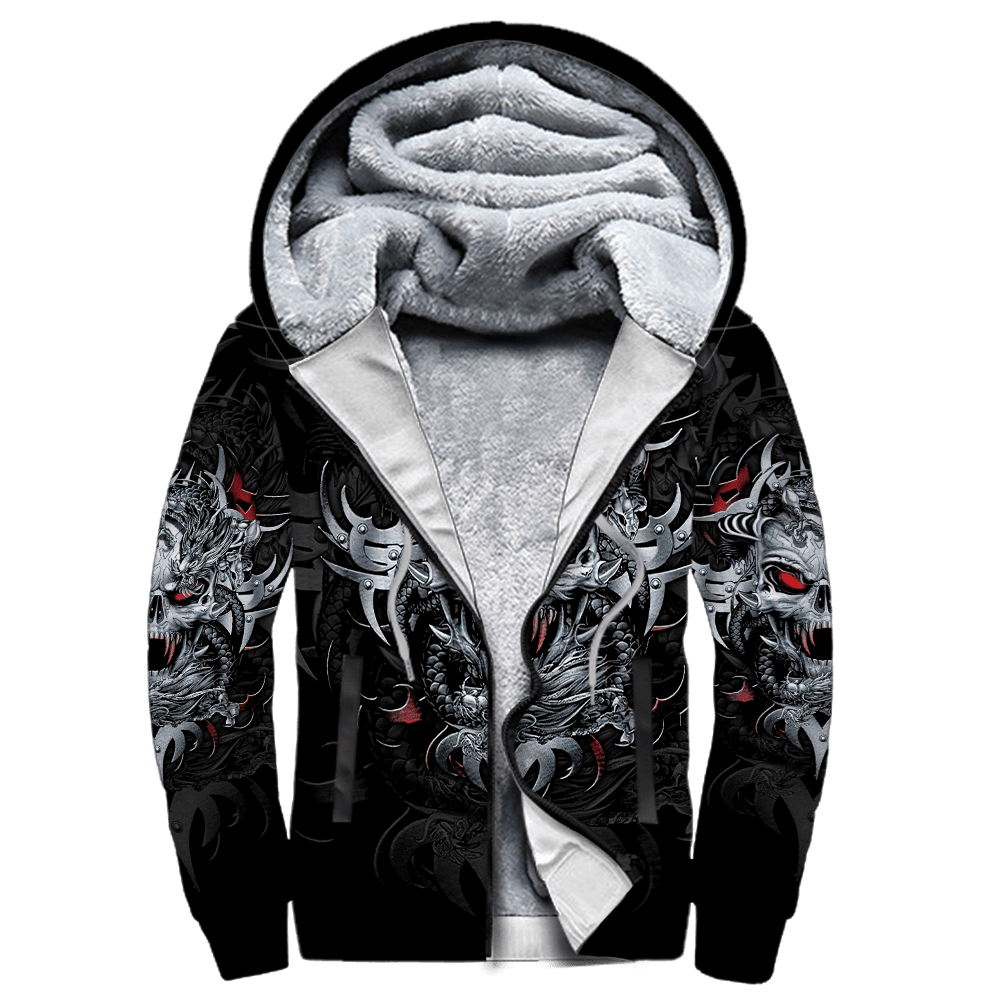 Amazing Skull All Over Printed Hoodie For Men And Women MEI