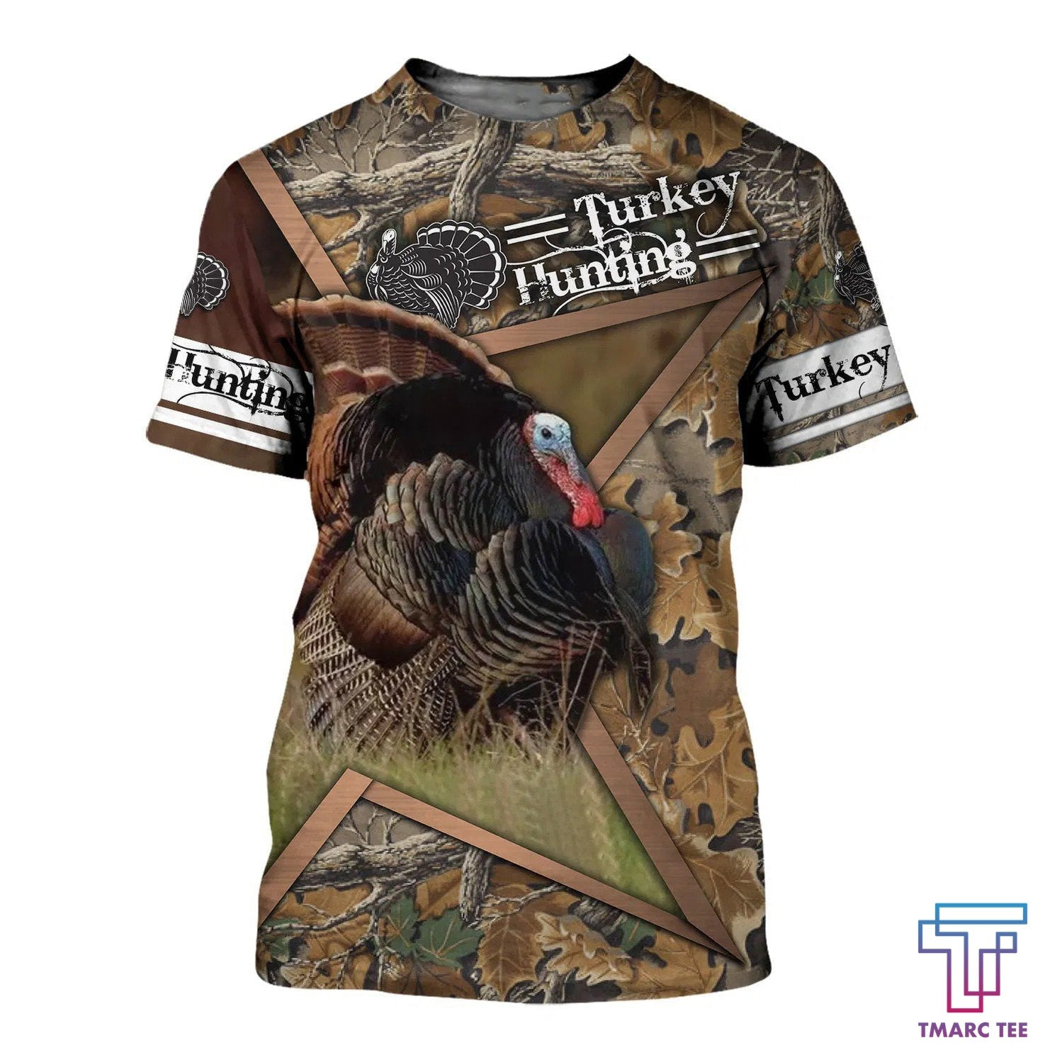 Camo Turkey Hunting Hoodie T-Shirt Sweatshirt for Men and Women NM