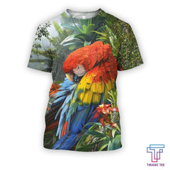 All Over Printed Parrots Shirts H