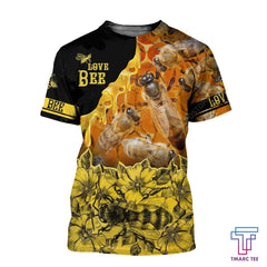 Beautiful Bee Art Shirts For Men And Women MP