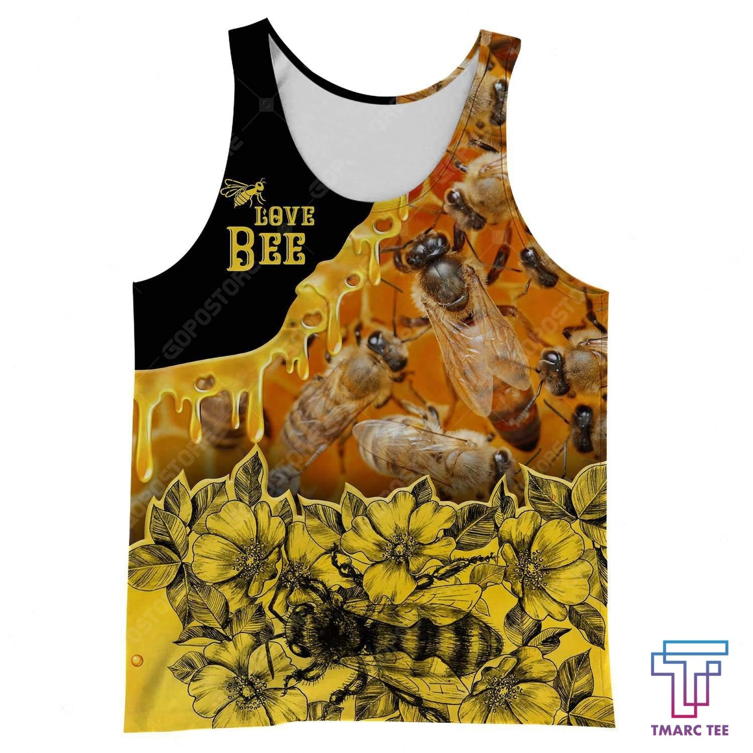 Beautiful Bee Art Shirts For Men And Women MP