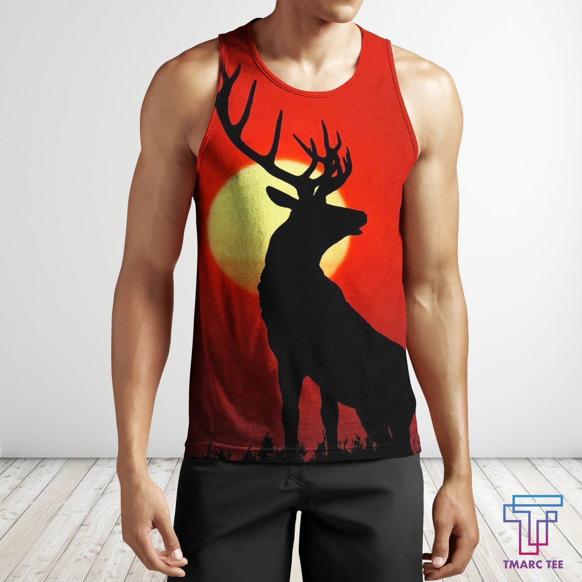 All Over Print Deer Sunset