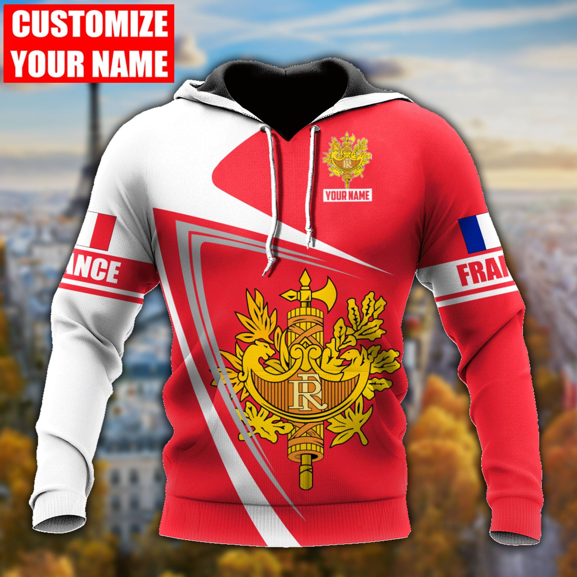 Personalized France Republic Coat Of Arms Shirts