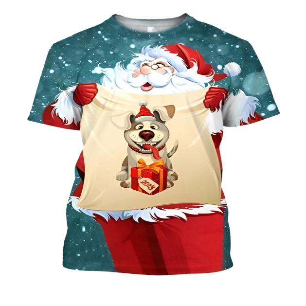 Santa Ugly Christmas Shirts and Shorts