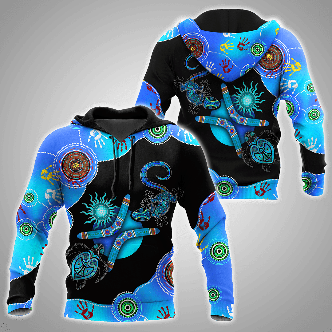 Aboriginal Naidoc Week Blue Turtle Lizard shirts