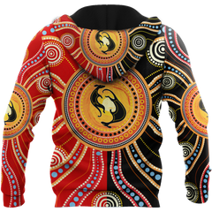 Aboriginal Kangaroo Australia Indigenous Painting Art shirts for men and women