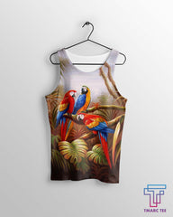 All Over Printed Parrots Shirts H