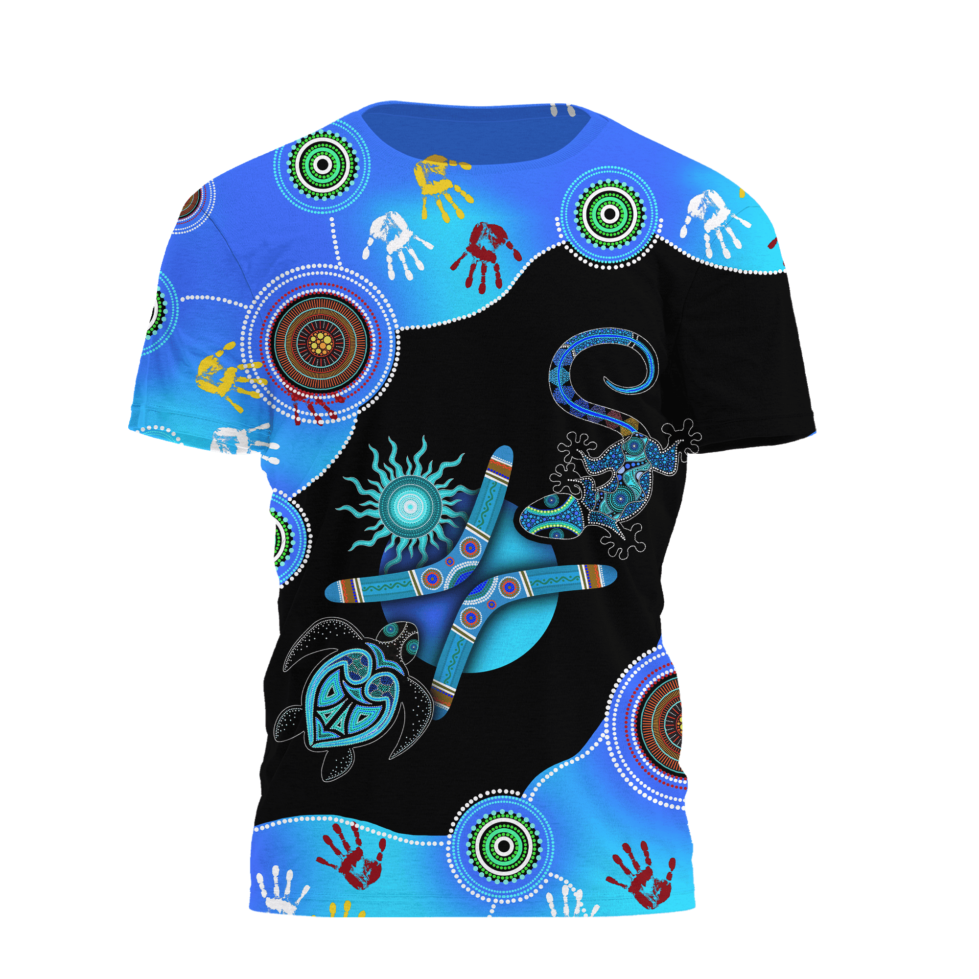 Aboriginal Naidoc Week Blue Turtle Lizard shirts