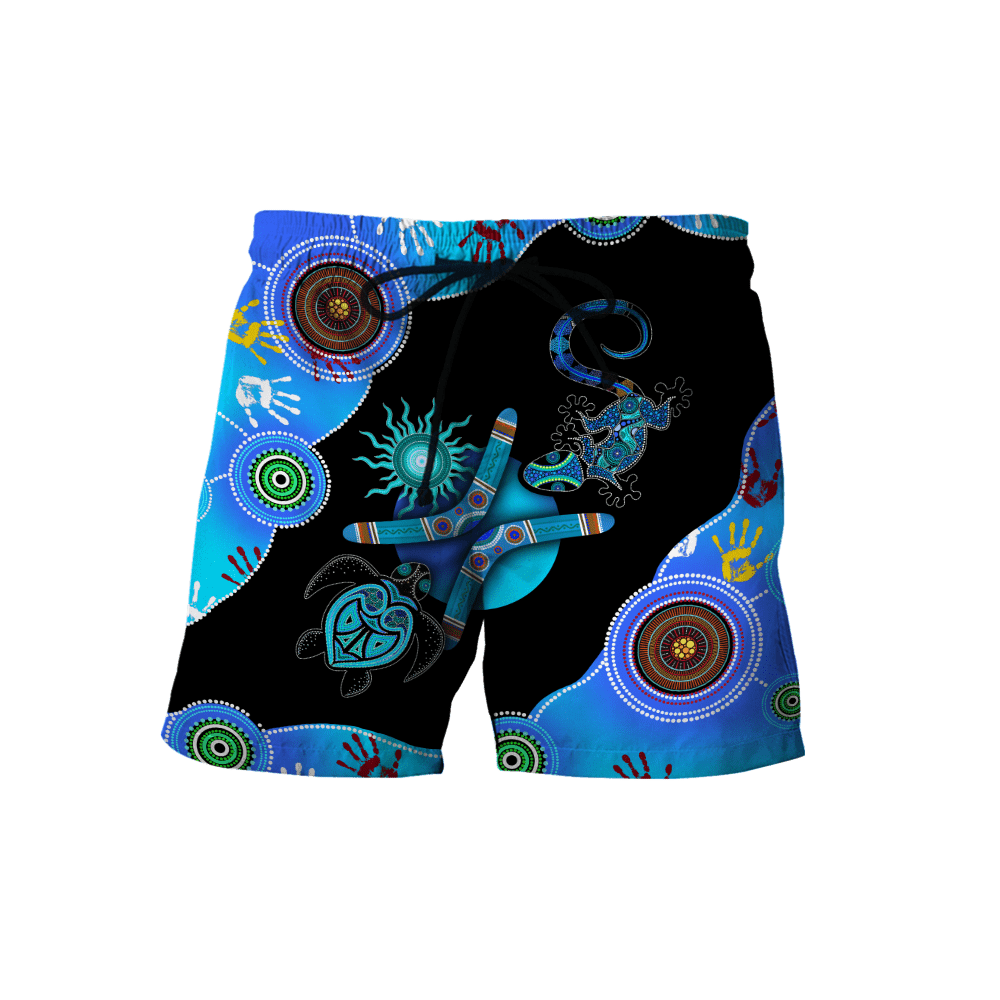 Aboriginal Naidoc Week Blue Turtle Lizard shirts