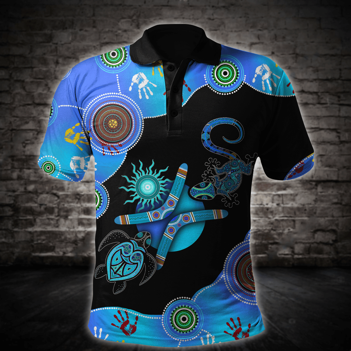 Aboriginal Naidoc Week Blue Turtle Lizard shirts