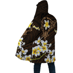 Amazing Polynesian Beautiful Ray And Frangipani Tattoo Unisex Deluxe Hoodie ML