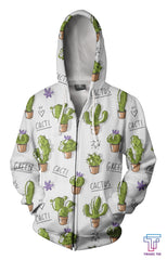 All Over Printing Cacti Pots Shirt