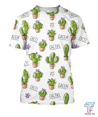 All Over Printing Cacti Pots Shirt