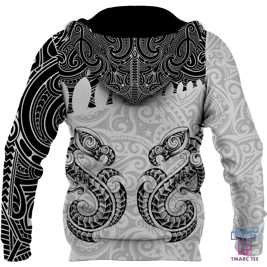 Aotearoa Maori manaia d all over printed shirt and short for man and women JJ PL