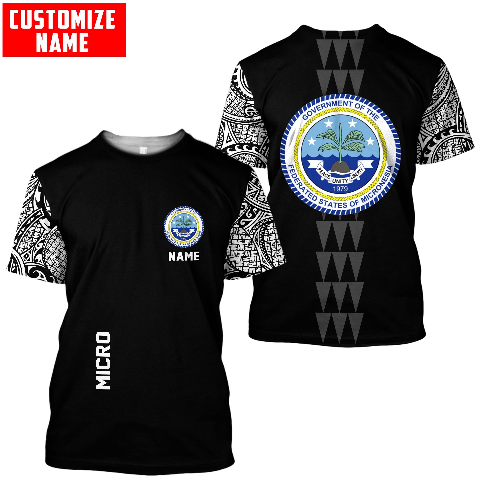 Amazing Polynesian Micro Unisex Shirts