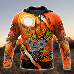 Aboriginal Koala and Eagles in the Sun shirts