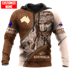 Australia Koala under God Leather Pattern Custom Name