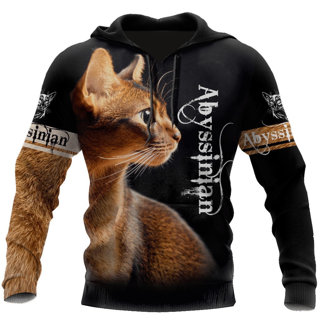 Abyssinian cat tattoo shirts for men and women