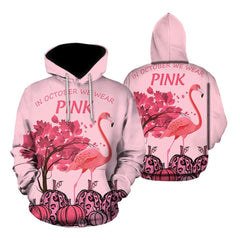 All Over Printed In October We Wear Pink MEI-MEI