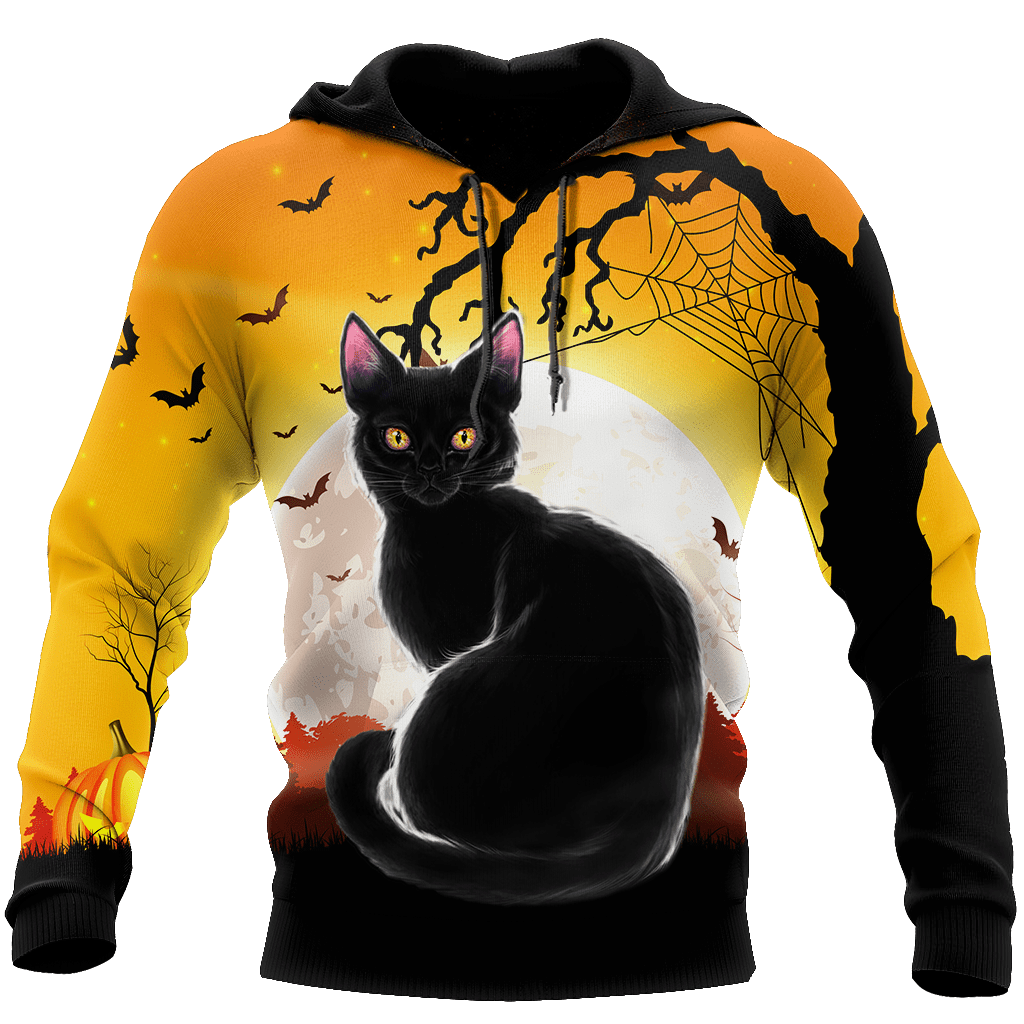 Halloween Black Cat D For Men And Woman AM-LAM