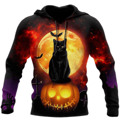 Halloween Black Cat D For Men And Woman AM-LAM