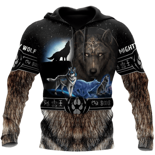 Premium Printed Viking Mighty Wolf Shirts MEI