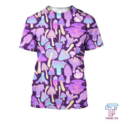 All Over Print Violet Many mushroom