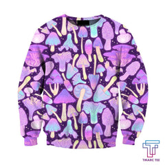 All Over Print Violet Many mushroom