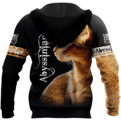 Abyssinian cat tattoo shirts for men and women