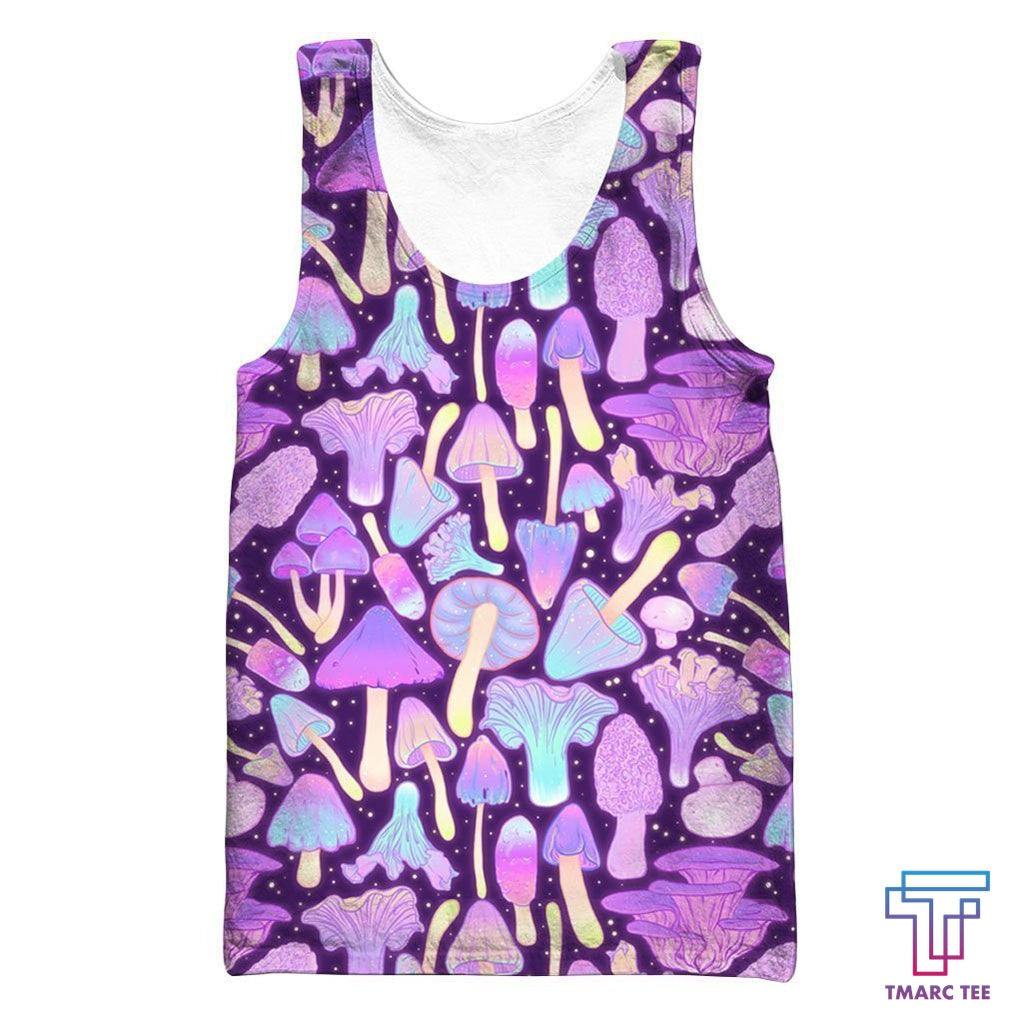 All Over Print Violet Many mushroom