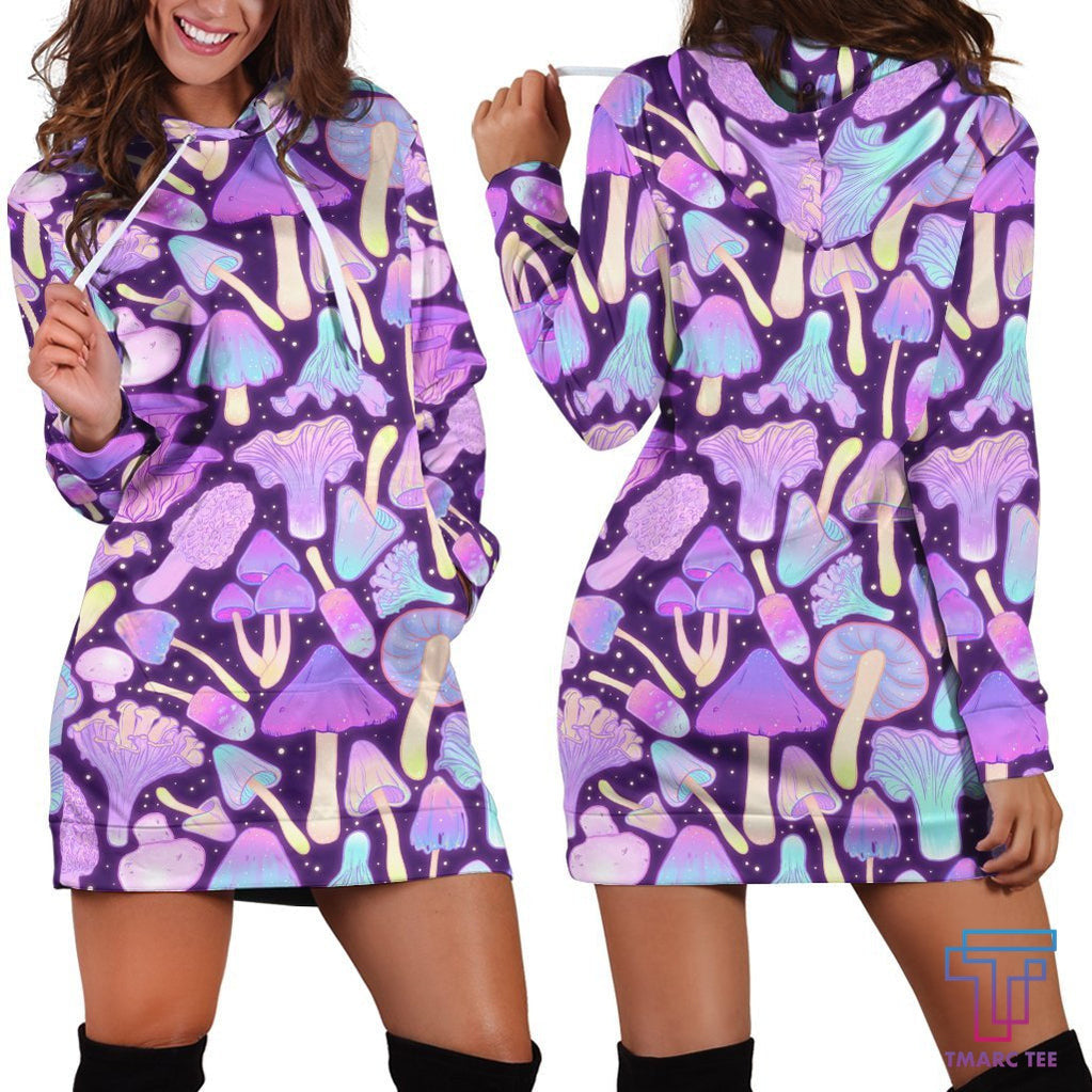 All Over Print Violet Many mushroom