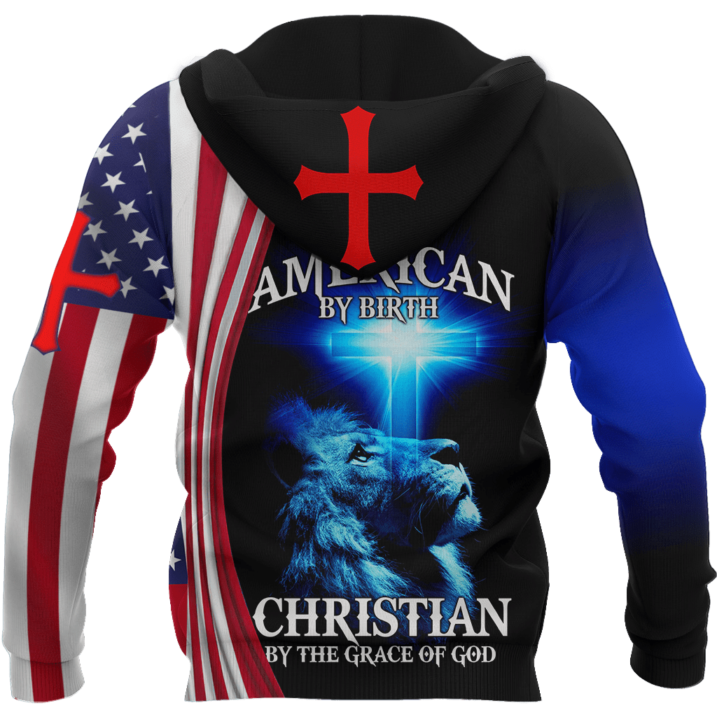 American By Birth Christian By The Grace Of God Shirts For Men and Women TA