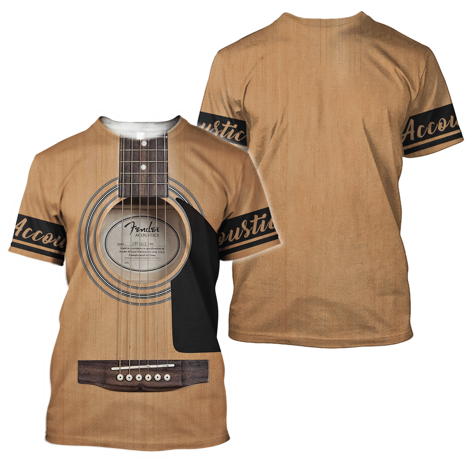 Acoustic Guitar Shirts For Men and Women