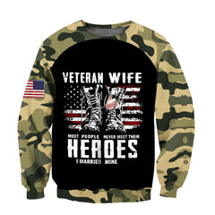 All Over Printed Veteran Wife MH-MEI