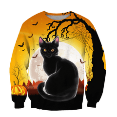 Halloween Black Cat D For Men And Woman AM-LAM